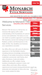 Mobile Screenshot of monarchtitleservice.com